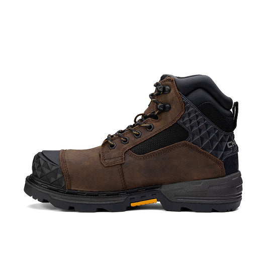Brown Chinook® Work Boot with 6-inch composite toe, waterproof construction, designed for pallet jack and heavy-duty work environments.