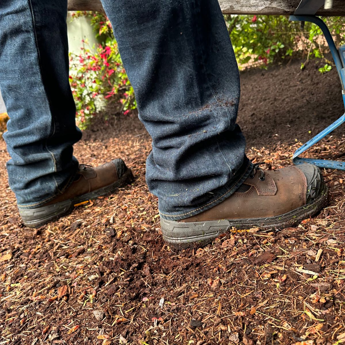 Chinook® Work Boot with 6-inch composite toe, waterproof design, brown color, suitable for heavy-duty tasks and industrial work environments.