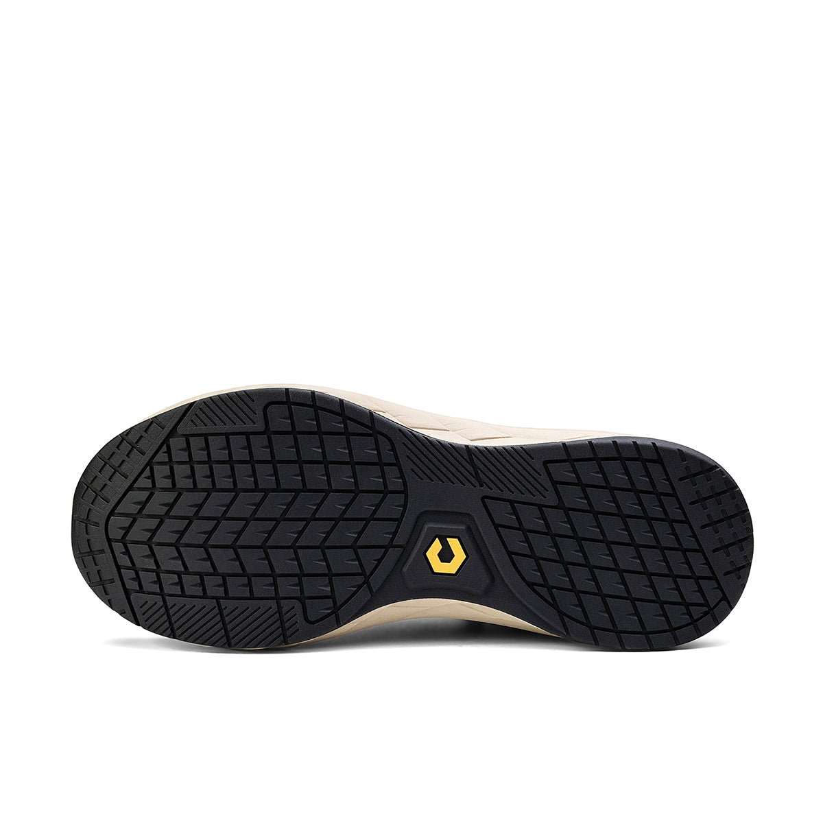 Chinook® waterproof men's tan lace-up low work and casual shoe with durable design and sturdy sole.