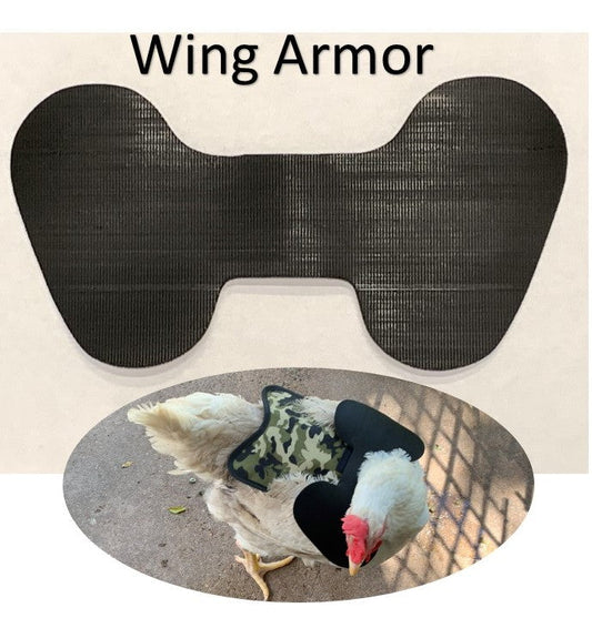 Navy hen apron with shoulder protectors for chickens, made by Crazy K Farm Pet and Poultry, designed to shield hens from pecking.