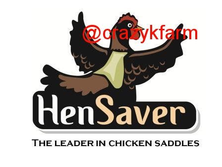 Navy small bantam hen saddle by Crazy K Farm Pet and Poultry, back-pack style chicken apron for hens, made in the USA.