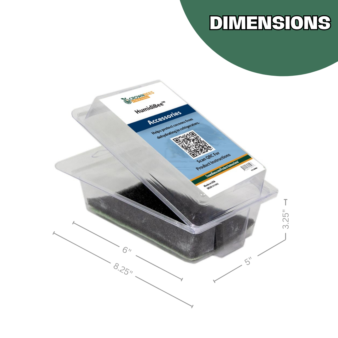 CrownBees Cocoon Harvest Set with tools for collecting and processing bee cocoons in a natural beekeeping environment.