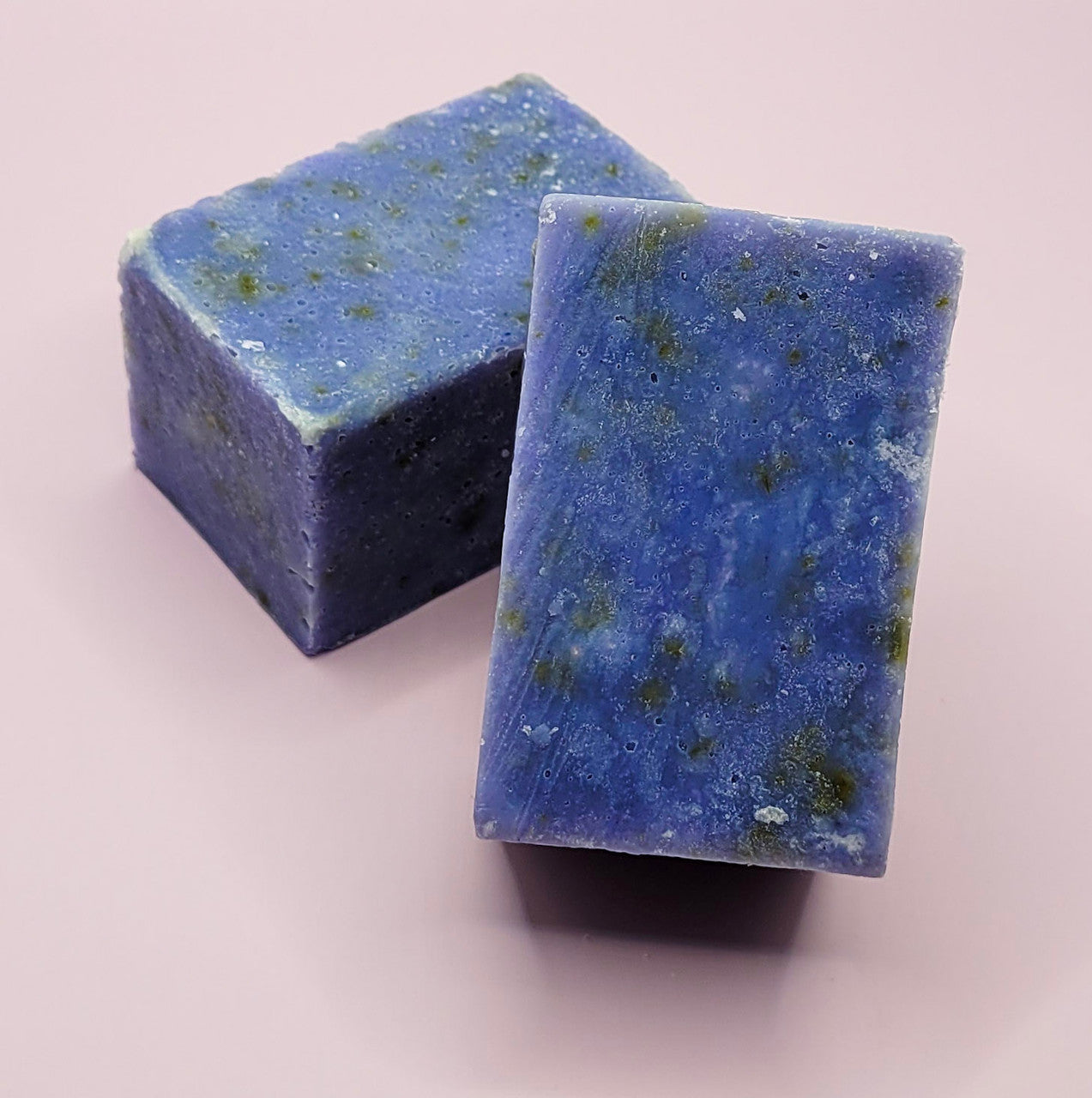 Evolve Botanica Stress Relief Silk specialty soap wrapped in unprinted glassine bag for shipping, showcasing a soothing, handcrafted soap bar.