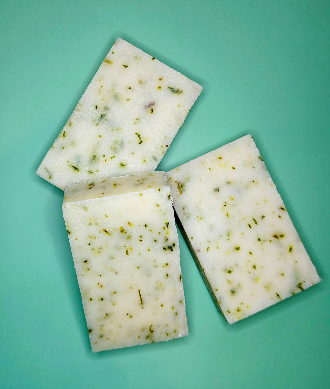 Evolve Botanica Eucalyptamint Standard Soap wrapped in unprinted glassine bag, showcasing natural herbal soap ingredients.
