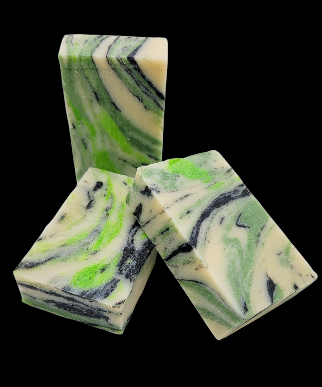 Evolve Botanica Wicked seasonal soap wrapped in unprinted glassine bag, ready for shipping, with a natural and rustic appearance.