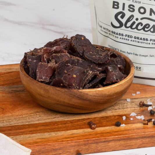 12 lb Sliced Original Bison Biltong - Blessings Grow Meadows -