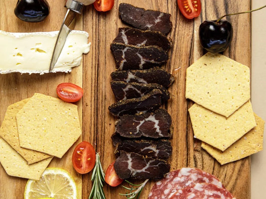 8 oz Garlic & Herb Beef Biltong Slab - Blessings Grow Meadows