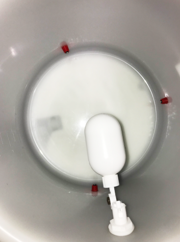 Farmer Brad heated chicken waterer with 1.4-gallon capacity, designed to keep water unfrozen for poultry in cold weather.