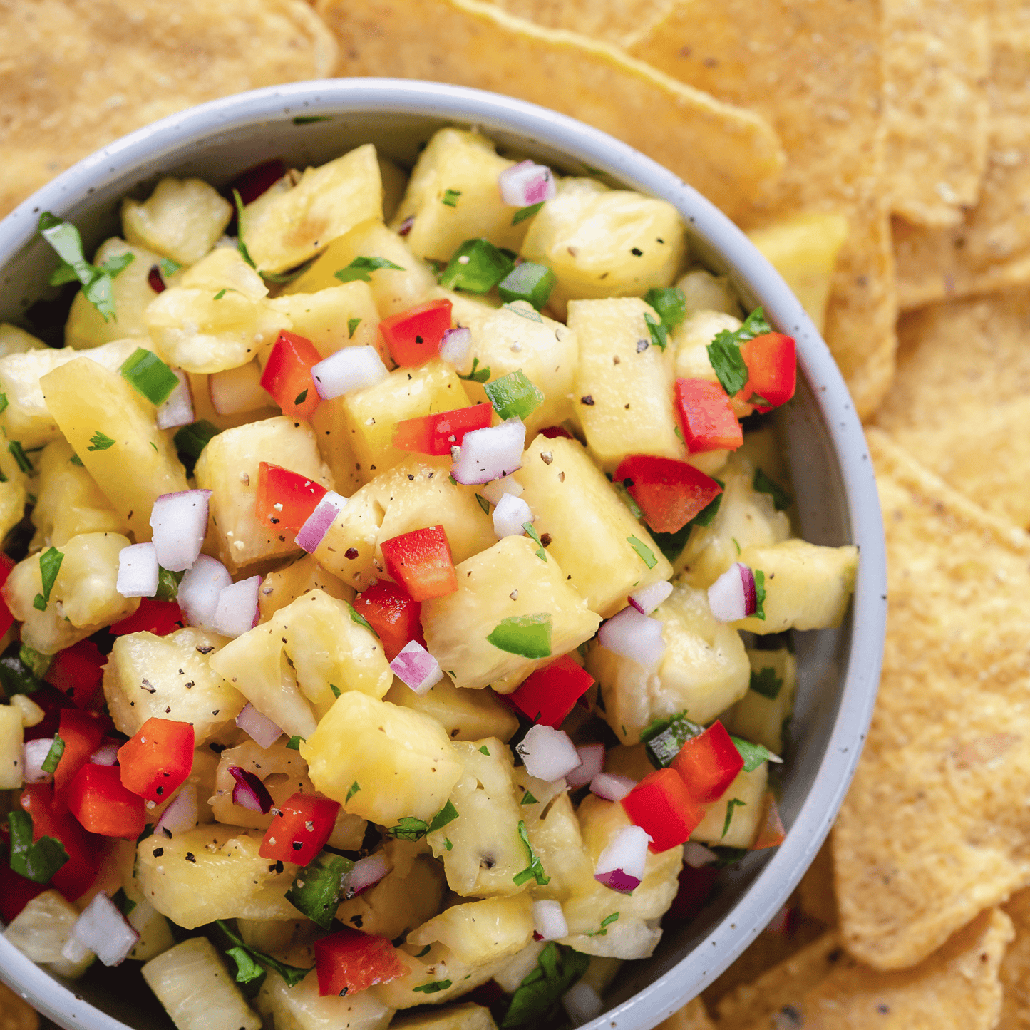 Freeze Dried Pineapple Pieces Family Size Pouch, 20 Servings - Blessings Grow Meadows