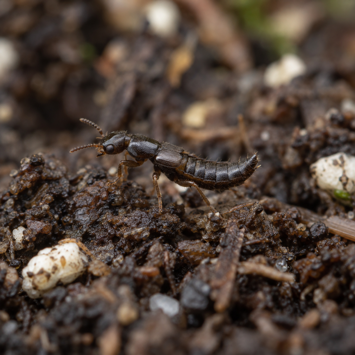 Dalotia coriaria - 腐食隱翅蟲