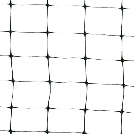 Grow Organic bird netting, 7' x 100', pest control netting for protecting plants from birds in garden and agricultural settings.