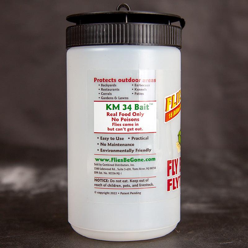 Grow Organic Flies Be Gone Fly Barrel trap for pest control, designed to attract and trap flies effectively.