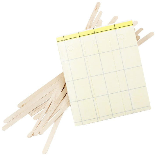 Grow Organic Gnat Stix for houseplants pest control, showing sticky traps designed to eliminate fungus gnats.