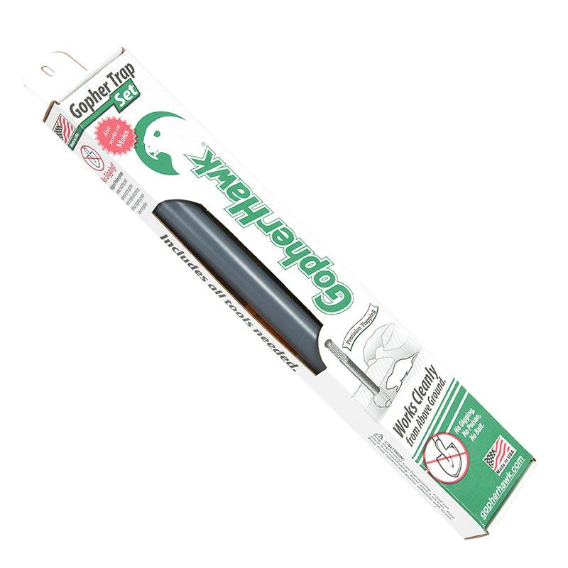 Grow Organic Gopherhawk Gopher Trap Set for effective pest control, includes durable traps for gopher removal in gardens.