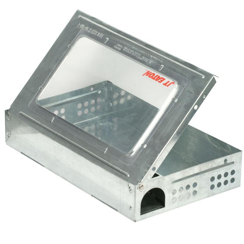 Multiple Catch Mouse Trap by Grow Organic featuring a window for pest control and humane mouse trapping.