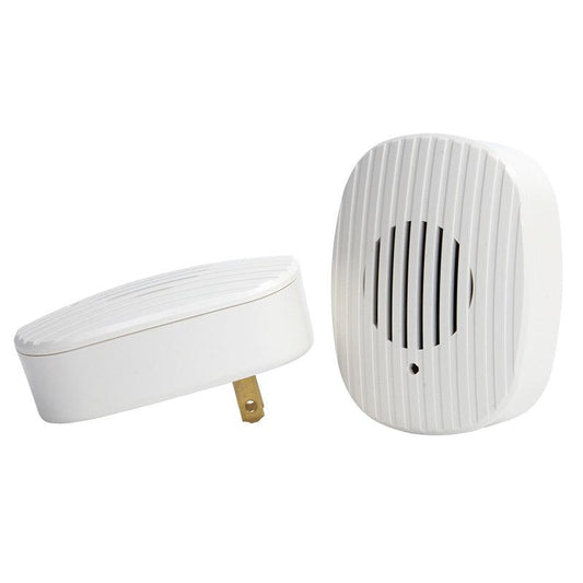 Grow Organic Pest-X Electronic Pest Chaser pair for effective pest control, with sleek design and compact size.