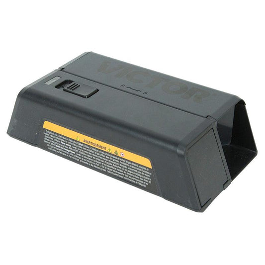 Victor Electronic Mouse Trap for pest control by Grow Organic, showing the trap setup with electronic components and safety features.
