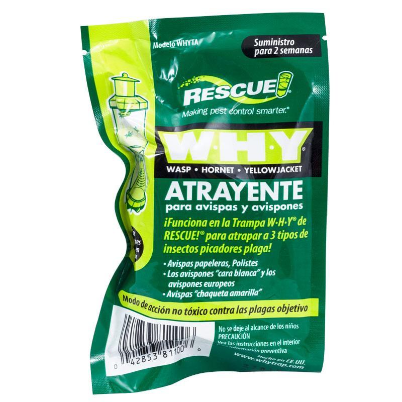 Grow Organic W-H-Y Trap Attractant Kit for pest control, showing the attractant bottles and packaging for pest management.