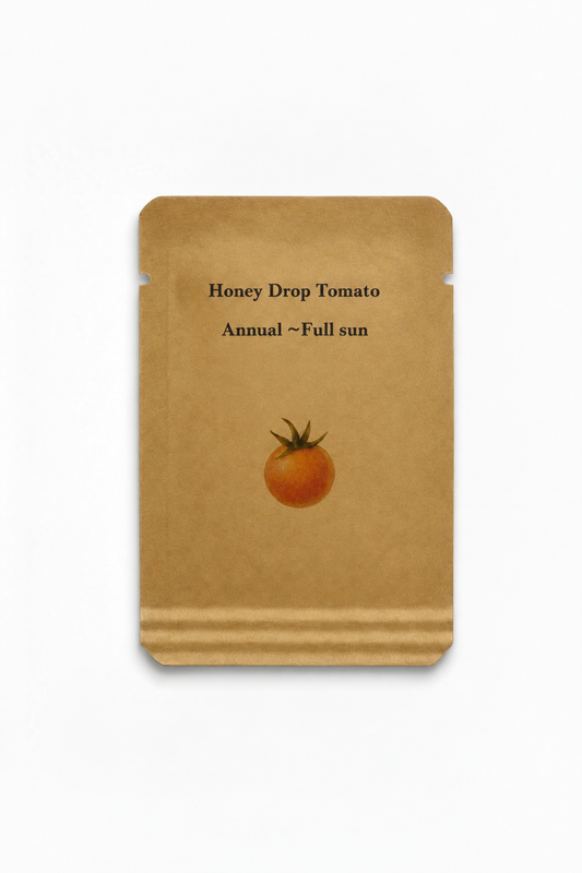 Honey Drop Tomato Seeds - Heirloom Sweet Yellow Cherry, 10-100 Count