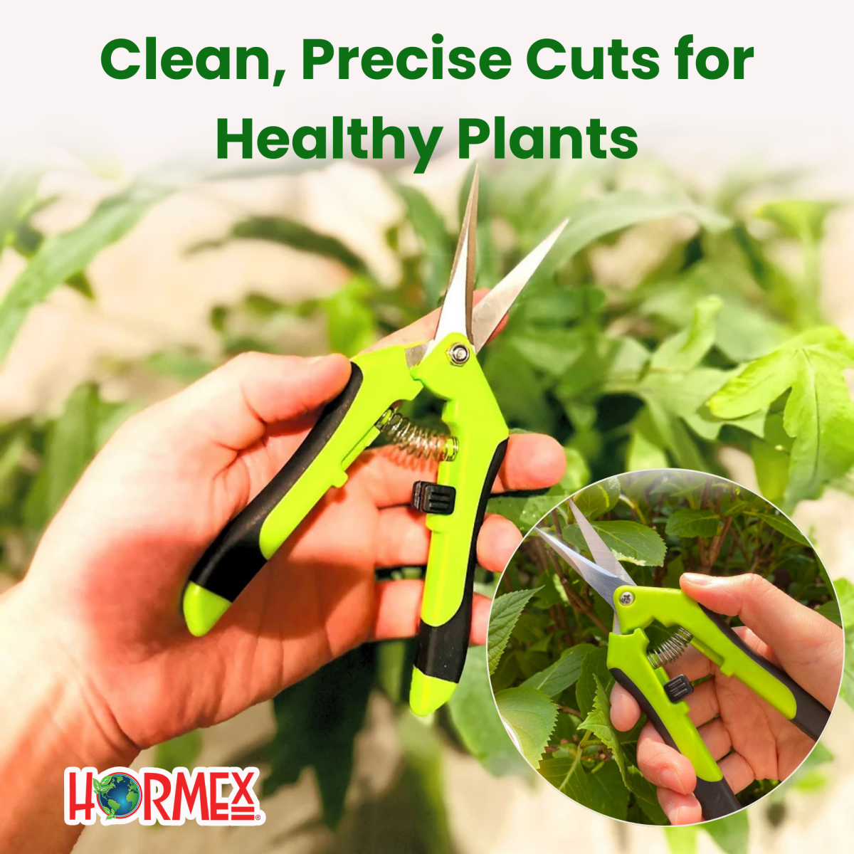 Hormex Cloning Shears - Precision straight-blade shears designed for clean, accurate cuts, ideal for plant cuttings - Blessings Grow Meadows