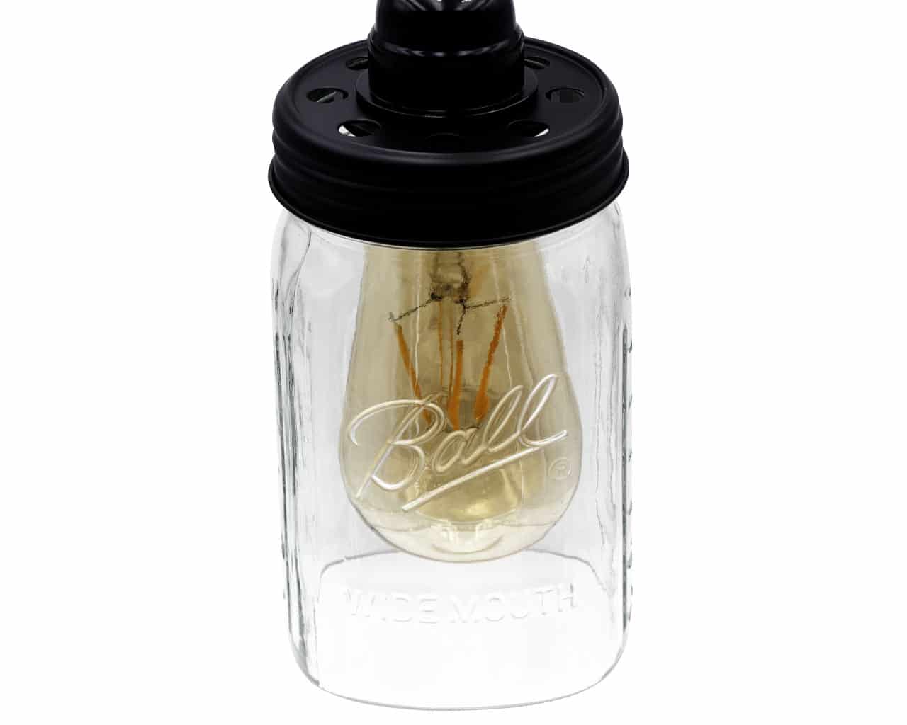 Lighting Lid for Mason Jar Light Fixtures - Blessings Grow Meadows
