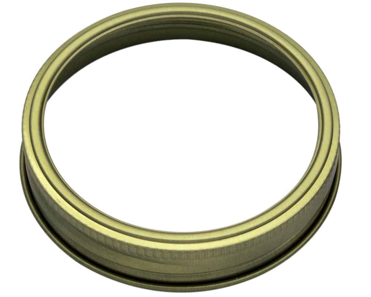 Gold Bands / Rings for Mason Jars 10 Pack - Blessings Grow Meadows