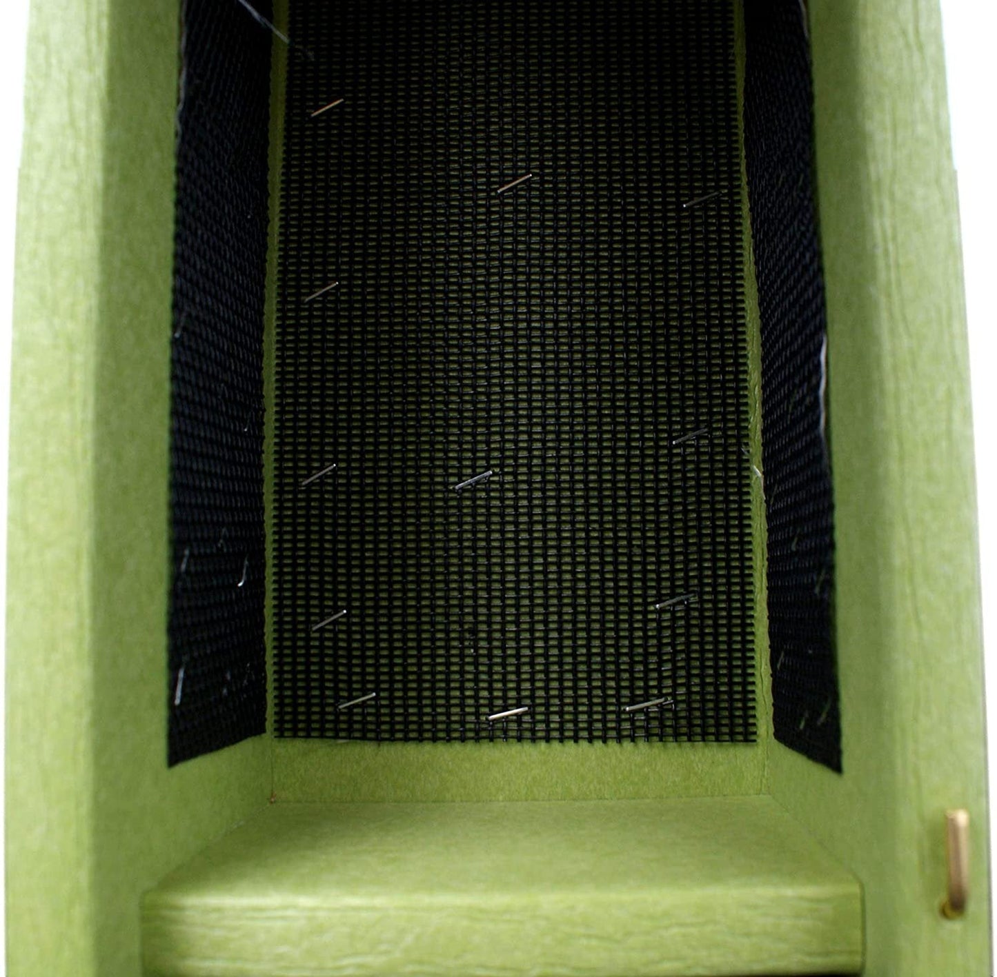 Amish-made butterfly house crafted from eco-friendly poly lumber with a pitched roof and open entry, suitable for garden decoration