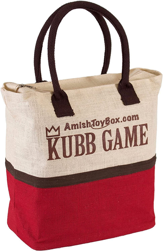 Amish-Made Deluxe Maple Hardwood Kubb Game with Clear Protective Finish, Regulation Size - AmishToyBox.com ~ Blessings Grow Meadows