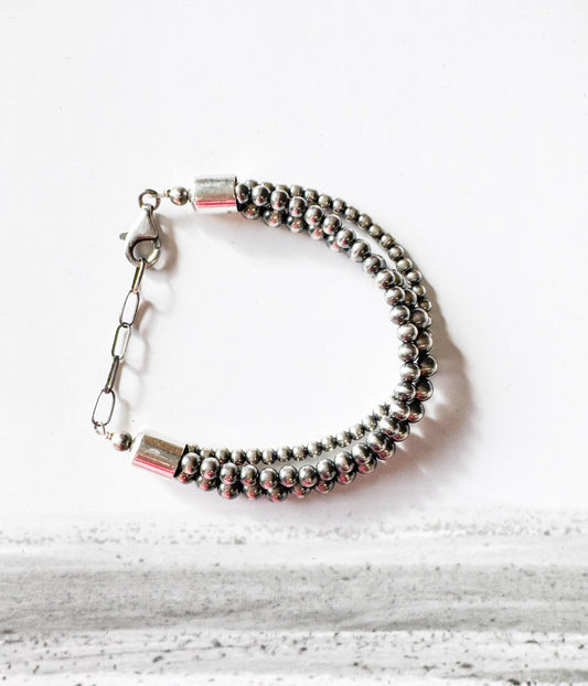 3 Strand Navajo Pearl Bracelet - Blessings Grow Meadows -