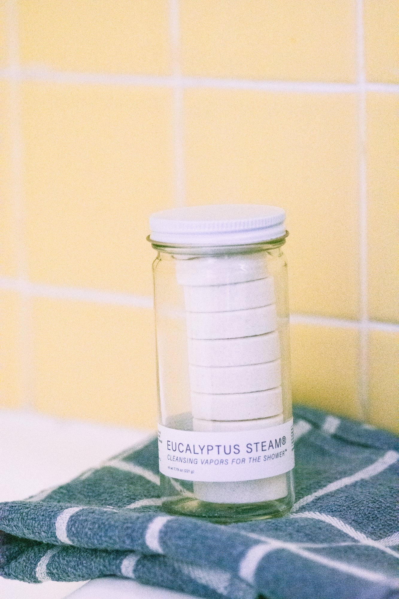 Eucalyptus Steam cleansing vapors for shower in a normal jar by NO TOX LIFE, featuring natural eucalyptus scent and steam therapy.