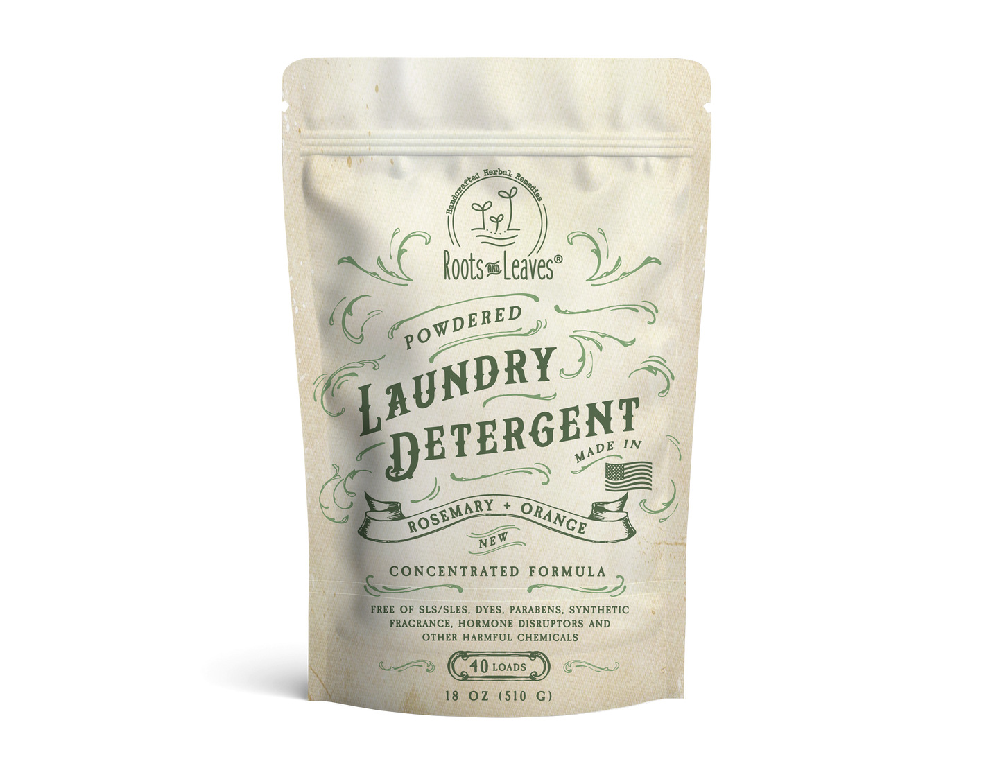 Powdered Laundry Detergent - Rosemary Orange