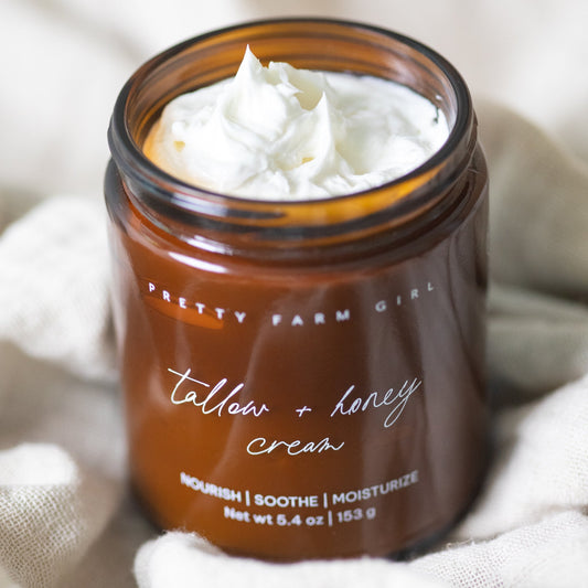 Pure + Simple Skin Kit for Sensitive Skin by Pretty Farm Girl, includes gentle skincare products for sensitive skin.