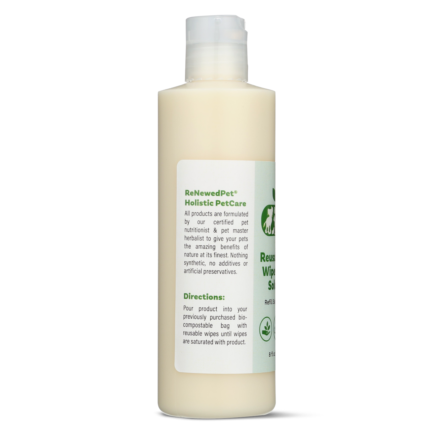ReNewedPet reusable pet wipes for all pets, grooming cloths in a pack of 10, soft and eco-friendly pet grooming wipes
