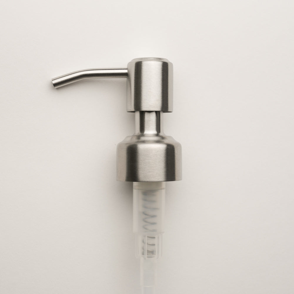 Rustic Strength 16 oz stainless steel Keeper Bottle with pump, suitable for home and garden use, durable and rust-resistant.