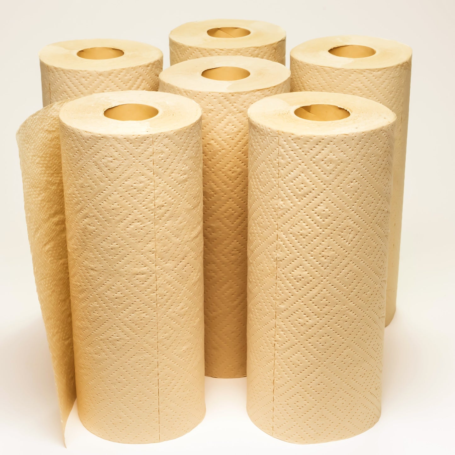 Rustic Strength Panda Eco Paper bamboo paper towels sample for home and garden use, showcasing eco-friendly bamboo material.