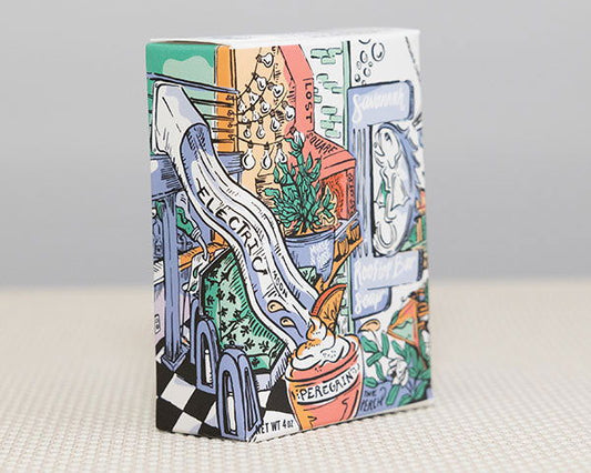 Salacia Salts Rooftop Bar Soap for bath and body, featuring a natural, handcrafted soap bar with a fresh, aromatic scent.