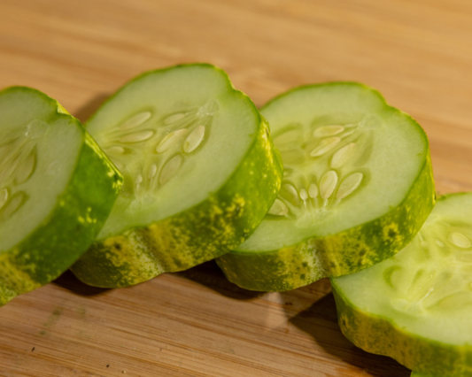 Packet of Seeds 'n Such National Pickling Cucumber Seeds showing 100 seeds in a colorful packet.
