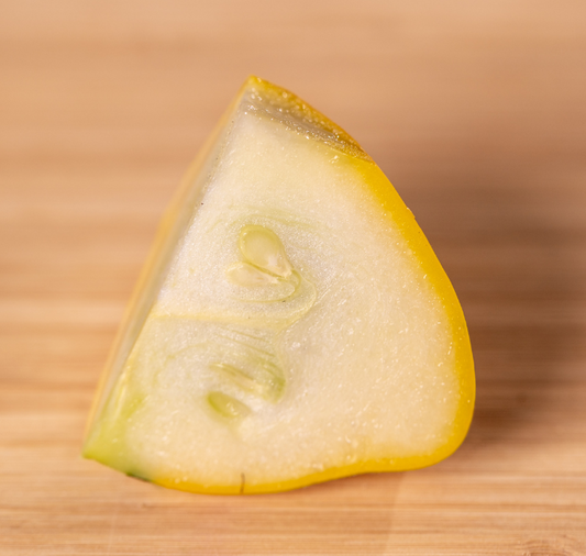 Sunburst Hybrid Summer Squash Seeds packet from Seeds 'n Such, showing vibrant seed packet with images of squash and seeds.