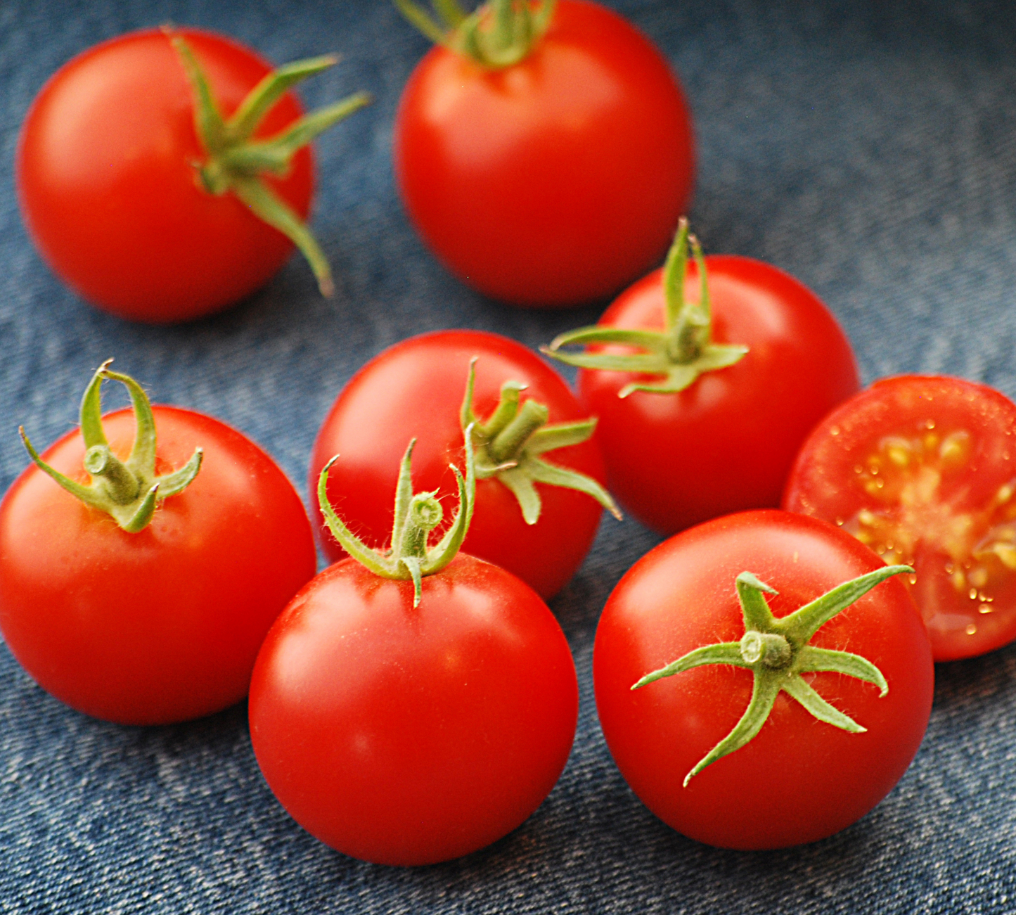 Packet of Seeds 'n Such 42-Day Tomato Seeds showing 30 tomato seeds in a colorful seed packet.