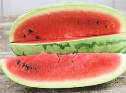 Packet of Georgia Rattlesnake Watermelon Seeds by Seeds 'n Such, showing a colorful seed packet with watermelon seed illustrations.
