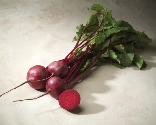 Packet of Merlin Hybrid Beet Seeds from Seeds 'n Such, showing 300 beet seeds in a colorful seed packet.