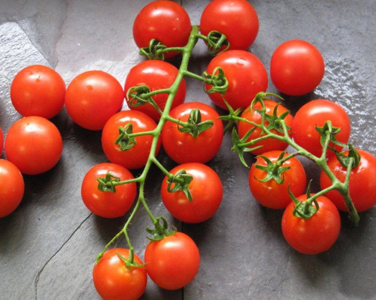 Packet of Mountain Magic Hybrid Tomato Seeds from Seeds 'n Such, featuring bright seed packet design with five tomato seeds inside.