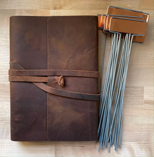 The Celtic Farm gardening gift box with garden planning kit, including planting tools and planner for garden enthusiasts.