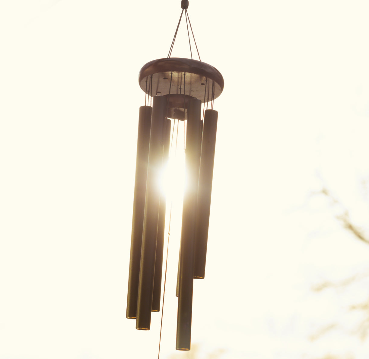 Serenity Memorial Wind Chimes gift bundle by The Wind Chime Co with memorial heart, 32-inch outdoor home and garden decor.