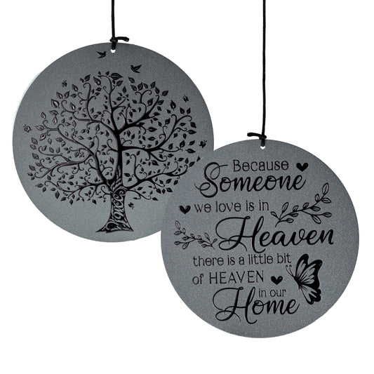 36-inch XL Serenity Memorial Wind Bell by The Wind Chime Co, featuring elegant design for home garden and reflective moments.