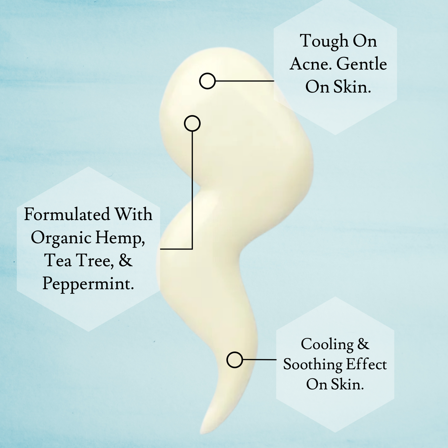Timeless Organics Skin Care Clarifying Acne Lotion bottle with pump, featuring clear label and white cap, on a neutral background.