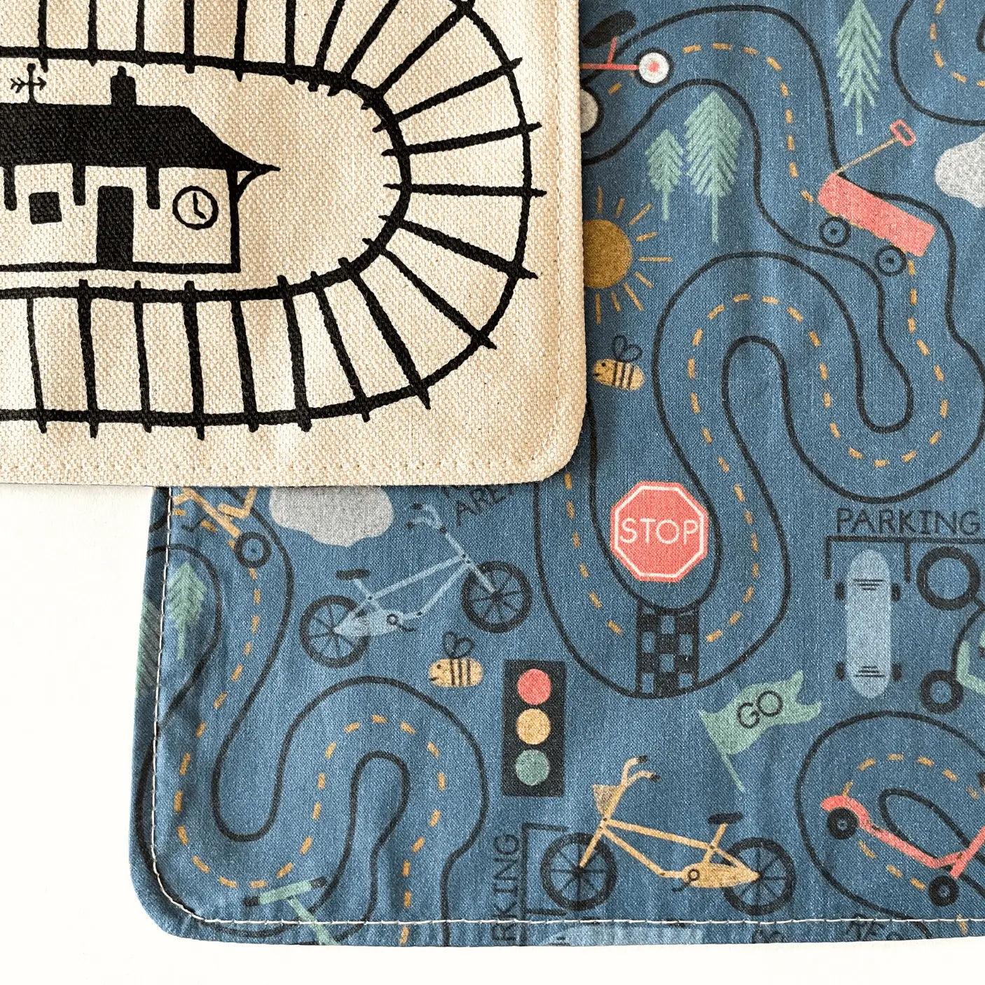 Train Play Mat for Toddlers – Portable Tracks for Travel - So Handmade Shop ~ Blessings Grow Meadows