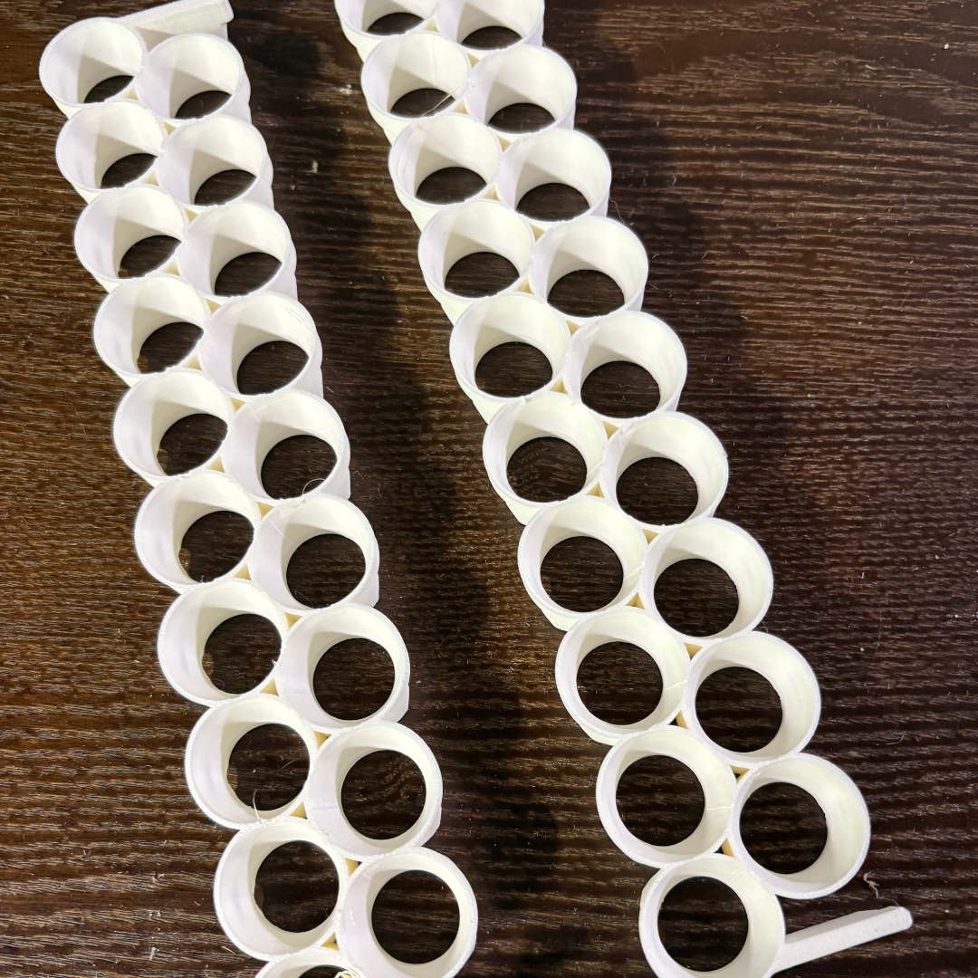 Standard and button quail egg rails for Cimuka and Hatching Time incubators, compatible with CT-Series, by Quailz.com.