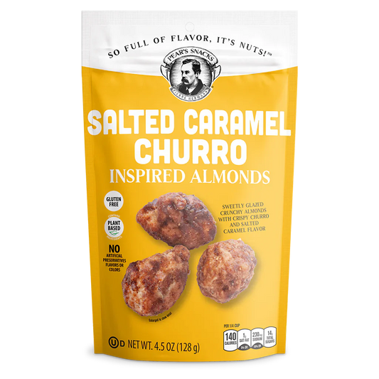 Salted Caramel Churro Inspired Almonds | Pack of 3 | 4.5 oz | Brenmar - BuyNebraska.com ~ Blessings Grow Meadows