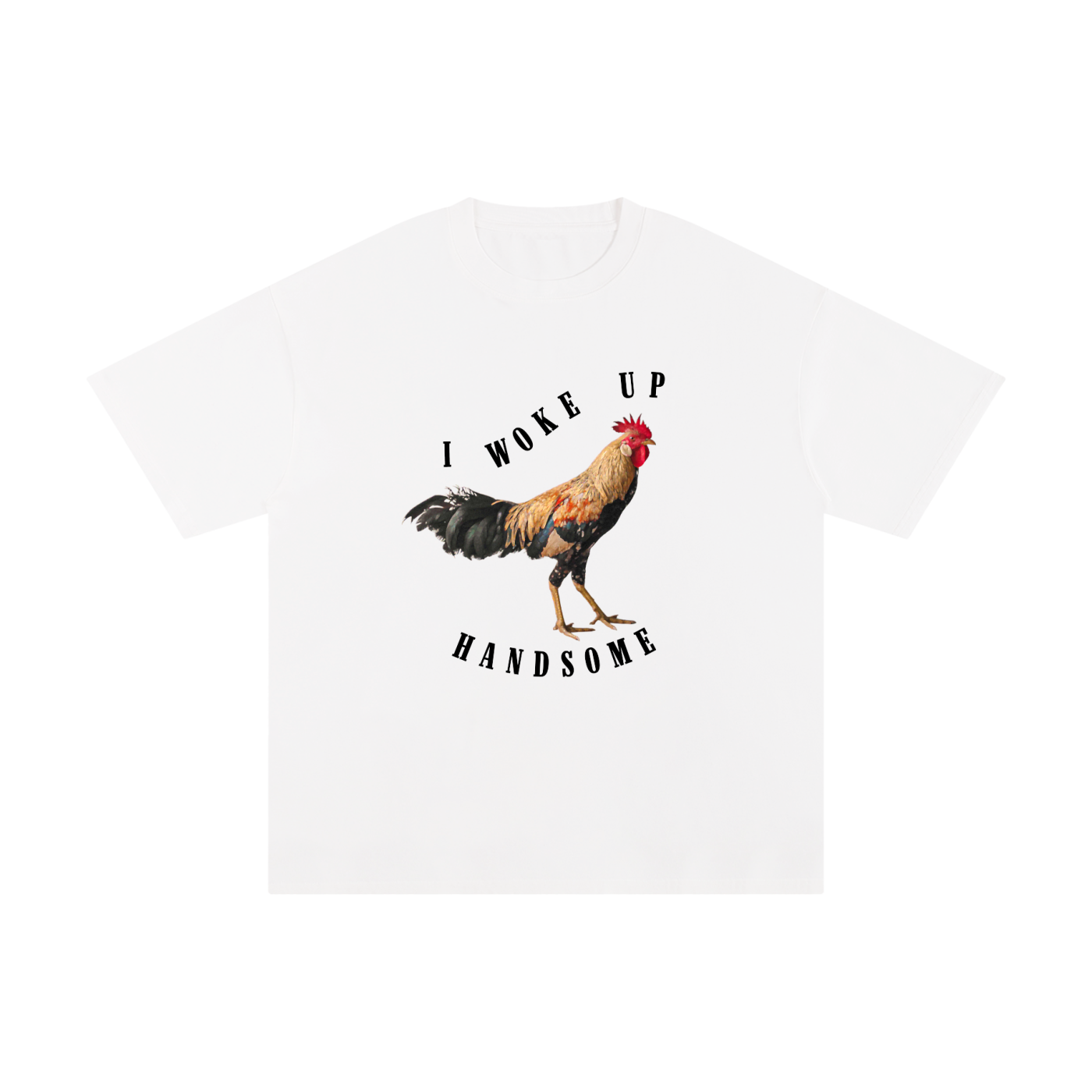 Amish Country Store "I Woke Up Handsome" Cotton T-Shirt